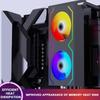 PC Memory Cooling Radiator 4Pin PWM/5V 3Pin ARGB with 2 Cooling Fan RAM Radiator Heatsink for DDR4 DDR5 RAM Cooler White