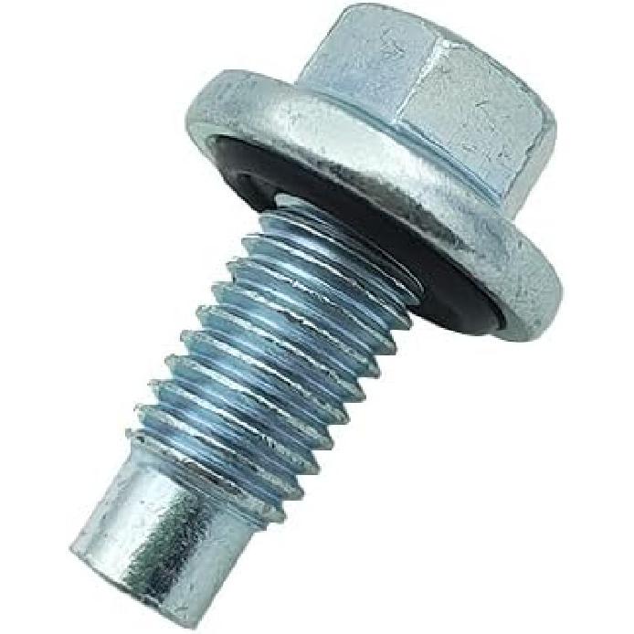 Engine Oil Drain Plug, 11562588 Oil Pan Drain Plug Bolt w/O-Ring Fits for GM Chevy Buick Cadillac