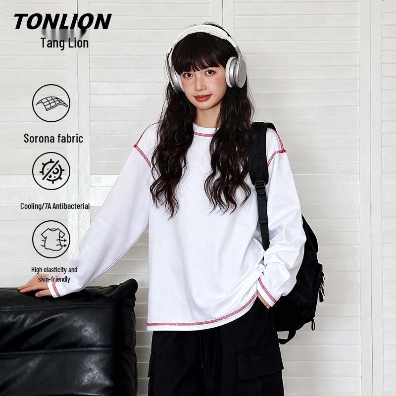 TonLion Women s 7A Antibacterial Long-Sleeve T-shirt L
