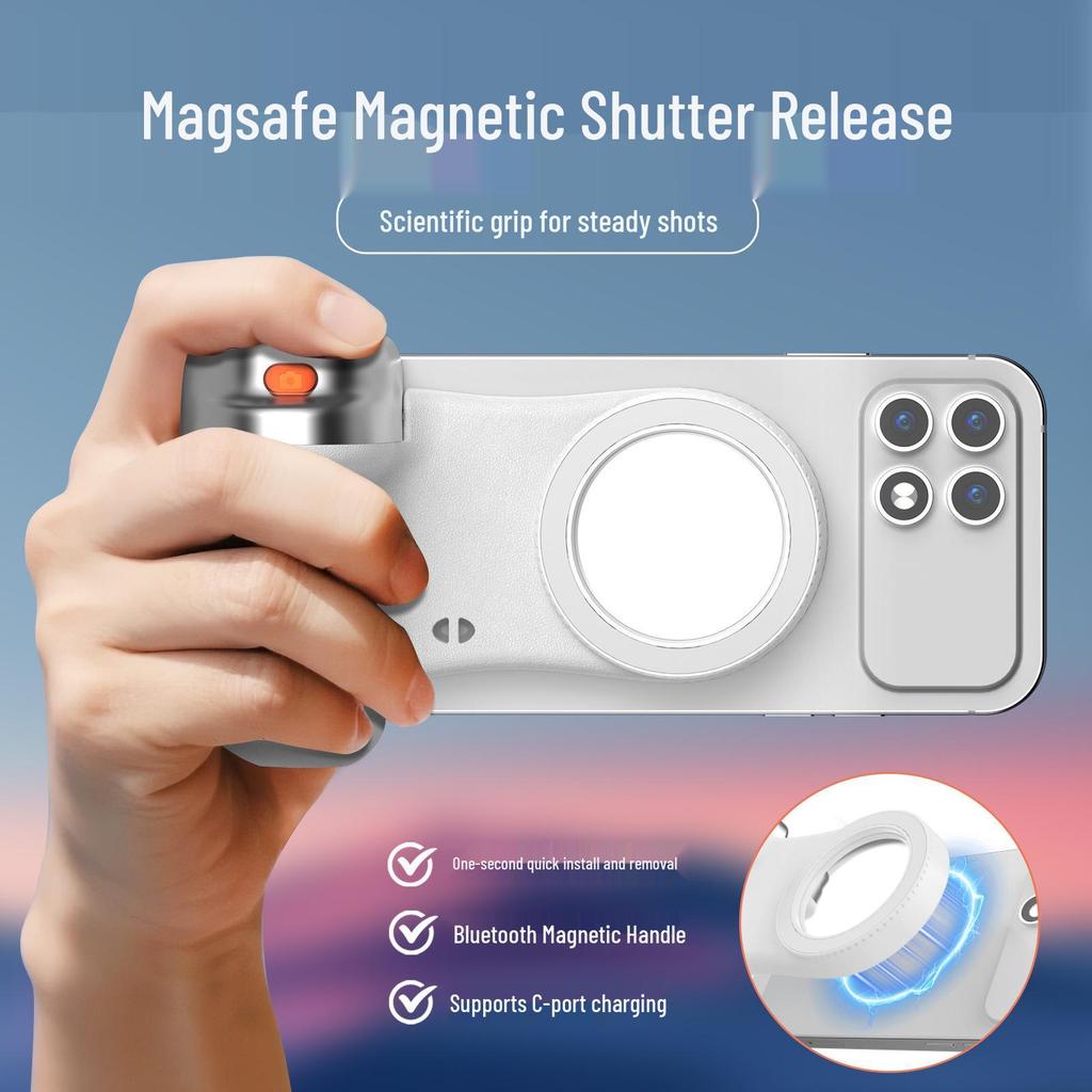 Portable Bluetooth MagSafe Camera Stabilizing Handle
