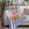 Sardines Fish Art Blanket Warm And Soft Suitable For Bedroom Living Room Sofa Bed Office Travel Camping