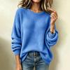 Women's Casual Round Neck Sweater - Spring & Autumn Fashion 2026