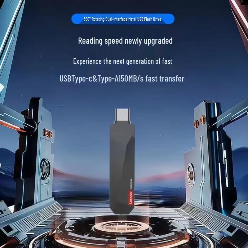 

Lenovo E510 Dual Interface USB 3.2 Flash Drive