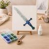 Stress Relief Creative Hobby DIY Mosaic Art Kit, Fantasy Circular Door Tile Craft Sea Glass Project Kit for Adults Beginners, Handmade Gift