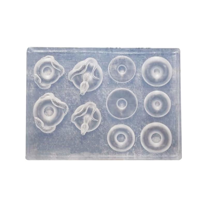 Flexible Silicone Nail Art Mold Creative Charm Design Reusable Manicure Accessories Easy Clean Home Salon Use