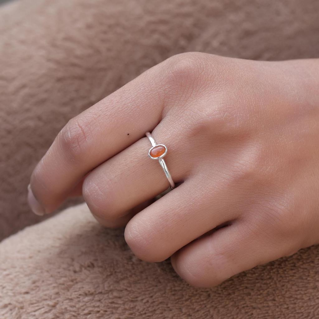 Karneol Schmuckset, 925er Sterlingsilber, Geschenk für Sie, Damenschmuck, Valentinstagsgeschenk