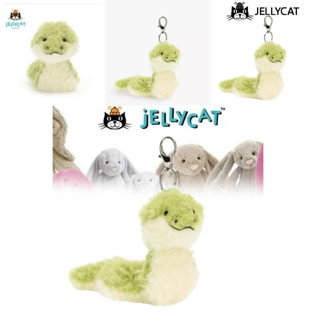 Trendy Jc24 Snake Keychain Soft Pp Cotton Plush Pendant Attractive Snake Doll