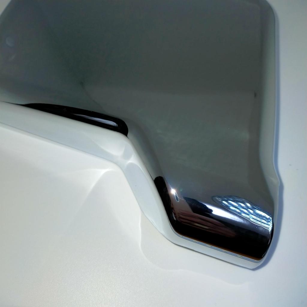 Silver Carry Mirror Covers with Extra Double-Sided Tape for DA16T and DA63T Trucks, Side Mirrors, Chrome Finish (Silver)