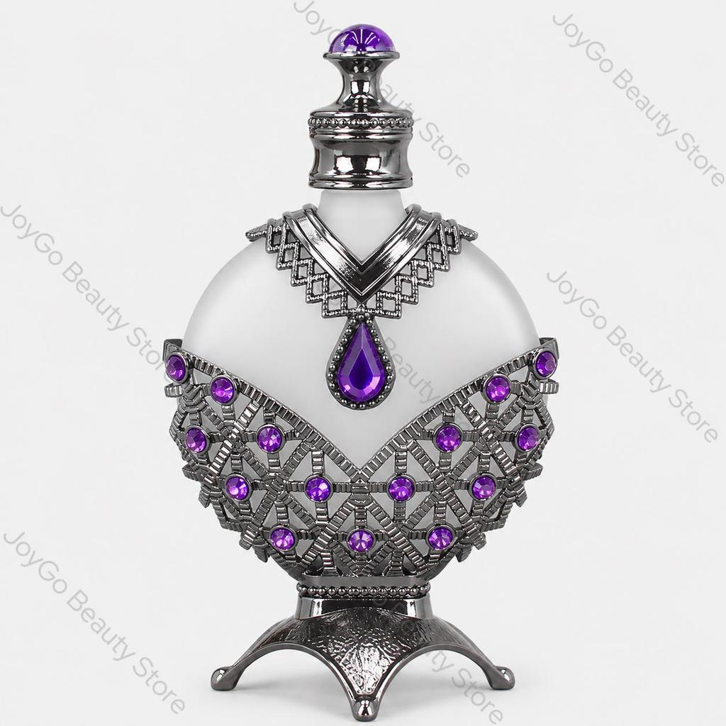 12/30ml Glass Perfume Bottles Glass Diamond Essential Oil Containers Empty Refillable Portable Travel Bottles for Perfume 4