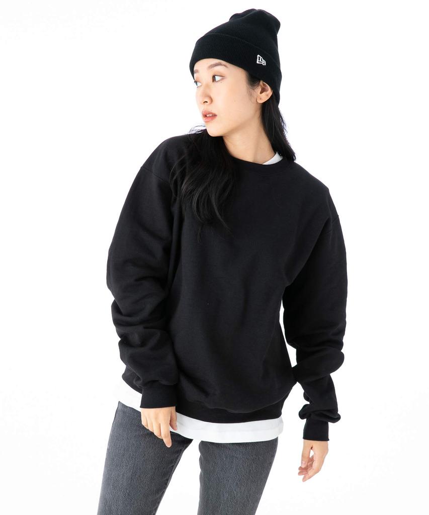 New Era Basic Cuff Knit Black White Flag