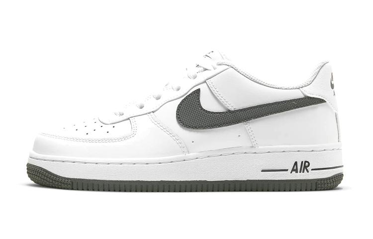 Nike Air Force 1 Low Белый Серый Железный Свуш GS DJ4617-100 35.5