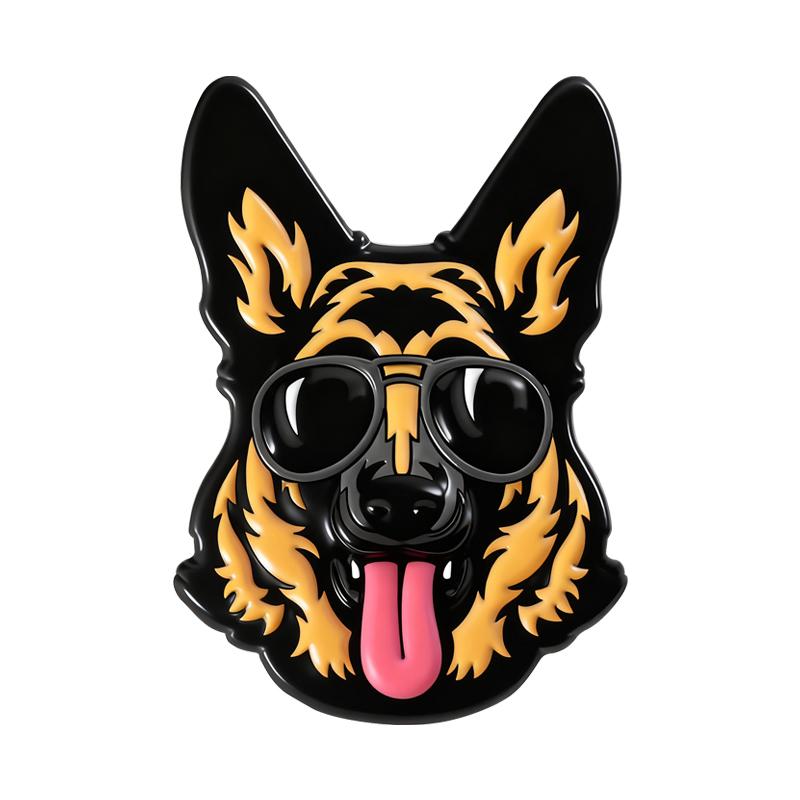 Cool Dogs Enamel Pins German Shepherd Golden Retriever Husky Brooches Lapel Badge Jewelry Gift for Dog Parent Friends