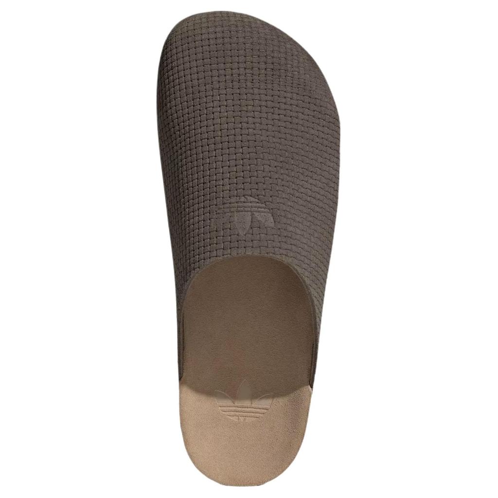 Adidas Originals Adimule Comfortable Versatile Open-Toe Slippers Unisex Footwear Gray Brown KK4742