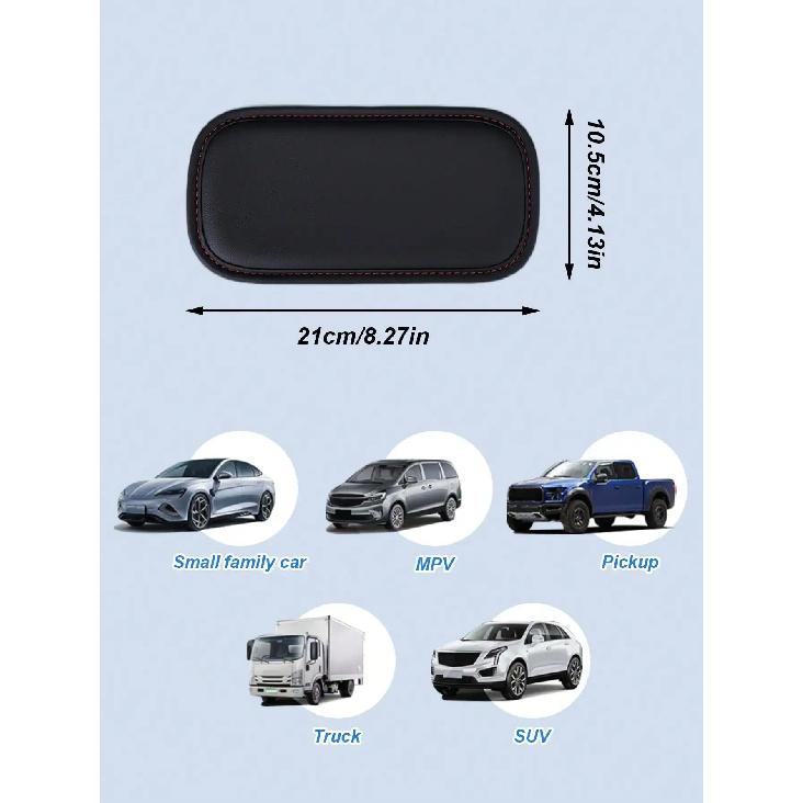 2PCS Car PU Door Armrest Pads Memory Foam Car Cushion Pad PU Leather Car Elbow Rest Pad Headrest In The Car Accessories