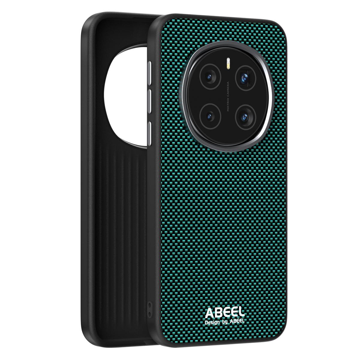 

ABEEL For Honor Magic7 Pro 5G Case Hidden Magnetic Printed PC TPU Aluminum Alloy Leather Phone Cover Gold