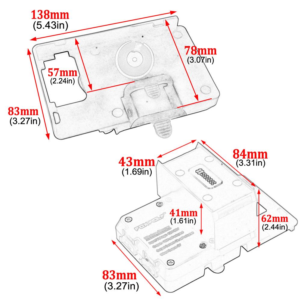 Motorcycle Wireless Charging Navigation Bracket GPS Navigator USB Phone Charger Holder For BMW R1200RT R1250RT 1200RT 2014-2020