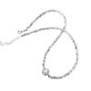 Broken a few taels of small square pearl necklace women's irregular high-end design collarbone chain fashion
