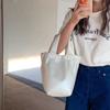 Elegant Bucket Bag Large Capacity Women's Tote Bags Ins Soft Leather Handbag  Outdoor