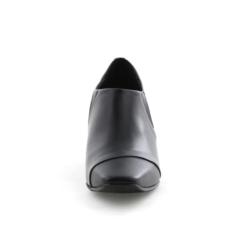 Himiko Square Toe Side Gore Pumps/643302 Black 230