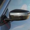 Black Front Window Triangle Trim Plate Side Mirror Garnish Cover Panel Mirror Base Holder for BMW 4 Series F33 2014-2018