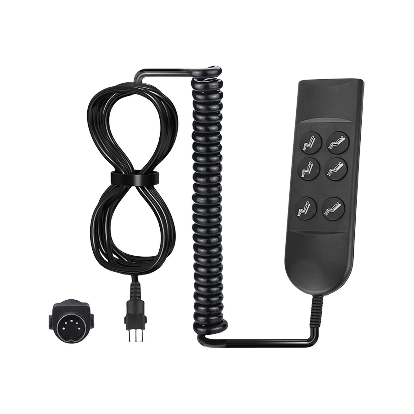 

6 Button 5 Pins Hand Switches Electric Recliner Chairs Controller Replacement Sofa Lift Controller For Home Appliance
