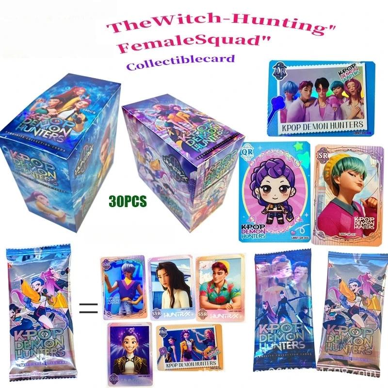 Kpop Demon Hunters Holder Binder Anime Card Protector Albums Collections Folder Rumi Mira 400Pcs Card Hold Book Kids Toys Gifts
