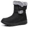 Snow boots men's and women's same winter velvet thickened cotton boots thick-soled large-size outdoor warm cotton shoes women's