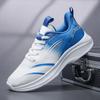 Large Size Men's Shoes Running Shoes 2024 Autumn New Mesh Breathable Gradual Change Running Shoes Lightweight Shock Absorption Sports Shoes