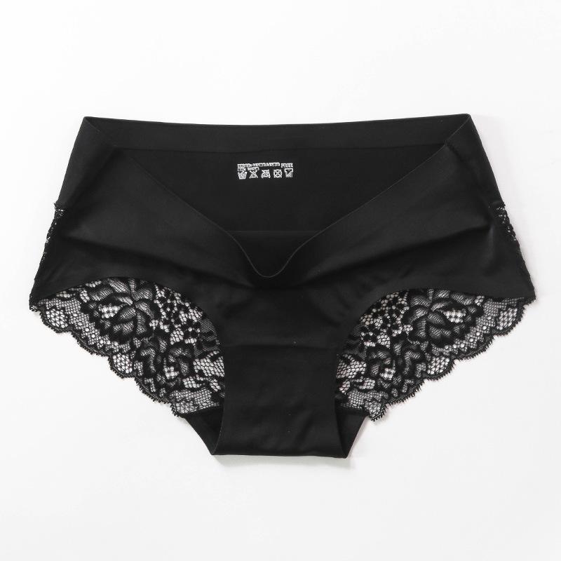 7 Teile/satz frauen Frühling Alle-spiel Große Größe Kausalen Spitze Slip Damen Sommer Mittlere Taille Einfarbig Nahtlose unterhose