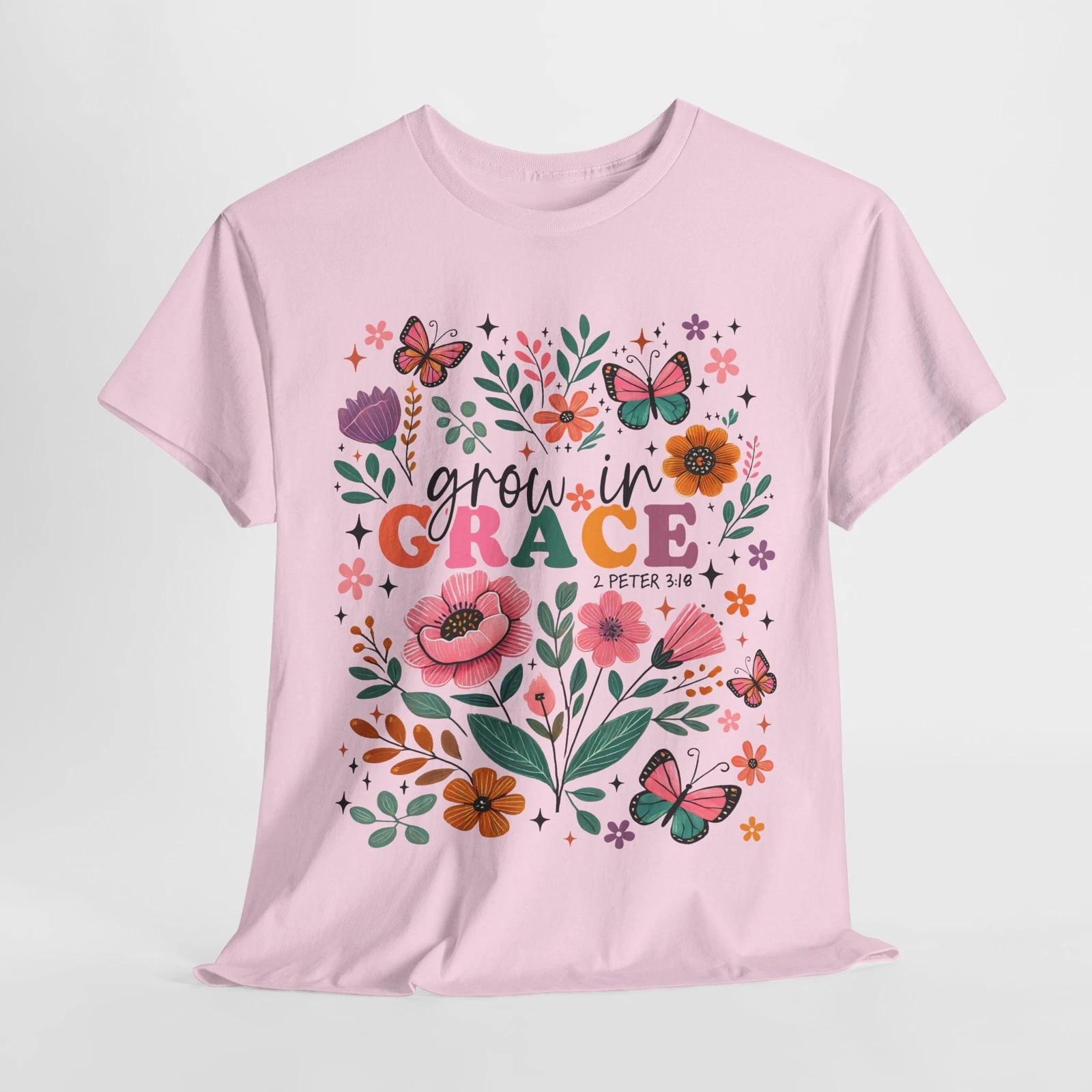 God Is Good T-Shirt | Grow in Grace Tee | Inspirational Faith Shirt 3XL