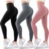 3 Pack Sport Pants, High Waist Elastic, Multicolor, Breathable Quick-Dry Workout Leggings