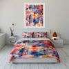 Abstract Leaves and Watercolor. Bedding Sets Duvet Cover Sets Duvet Covers Pillowcases(1 * Duvet Cover 2 * Pillowcases Without Duvet Insert)