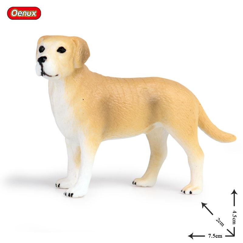 Oenux Kitty Dog Animals Model Action Figure Siamese Husky Pug Rottweiler Puppy Figurines PVC Cute Collection Toy Kids Gift