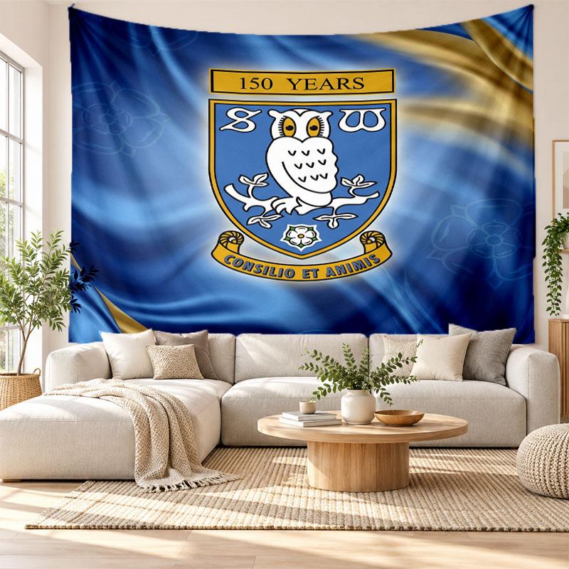 Sheffield Wednesday Wall Tapestry, Soft Fabric Wall Hanging, Decorative Backdrop For Bedroom Home Wall Art