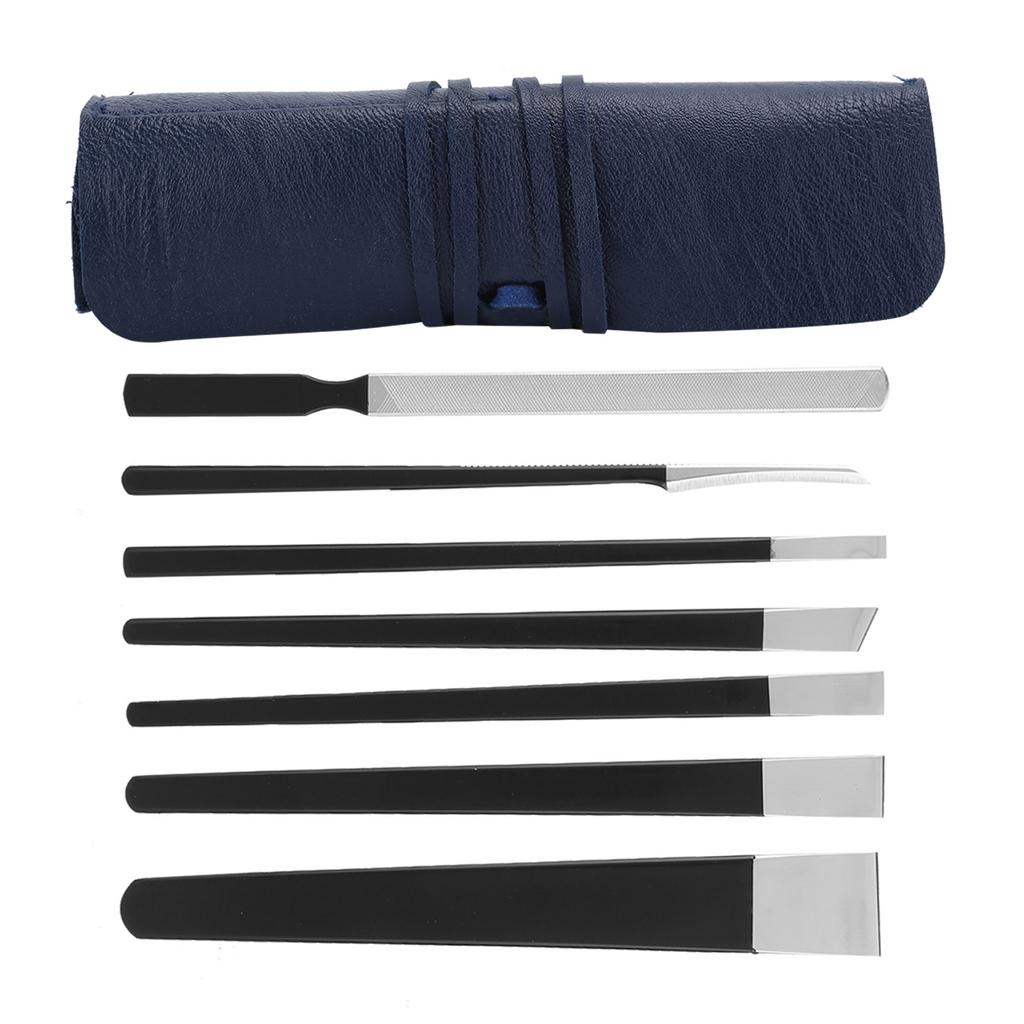 Set 7 pezzi Set Coltelli Pedicure Acciaio Inossidabile Strumenti per Unghia Incarnita Kit Pedicure Professionale per Piedi