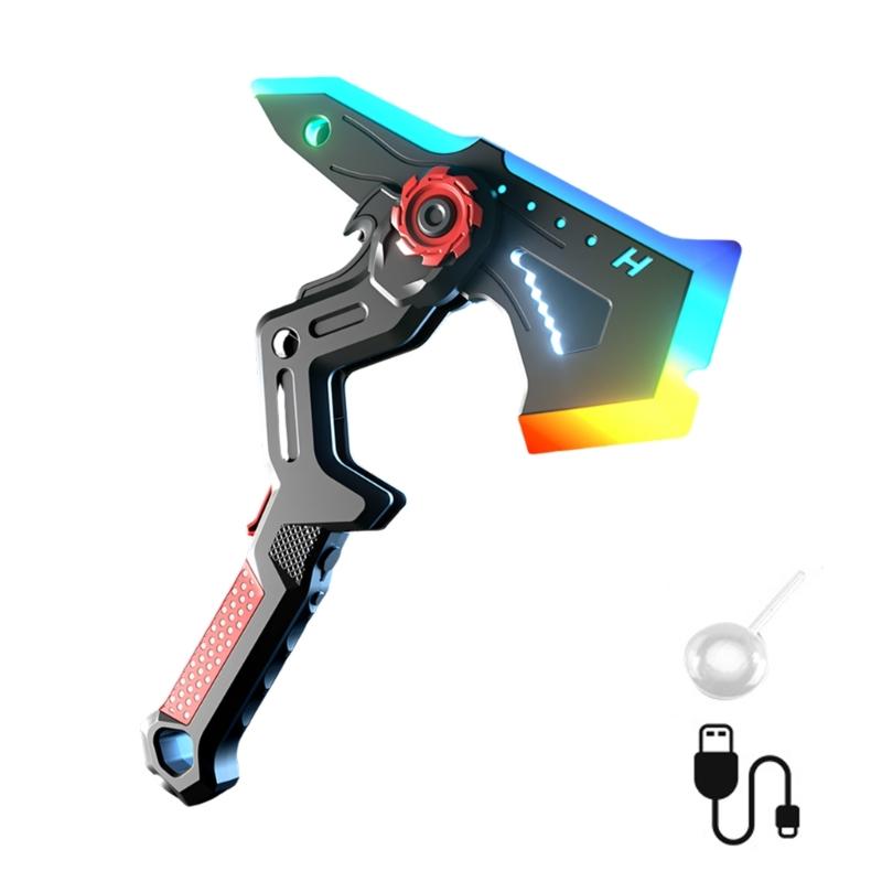 Interactive Light Up Battle Swords Axes Rechargeable Design And Vibration Feedback Interactive Toy For Imaginative Play