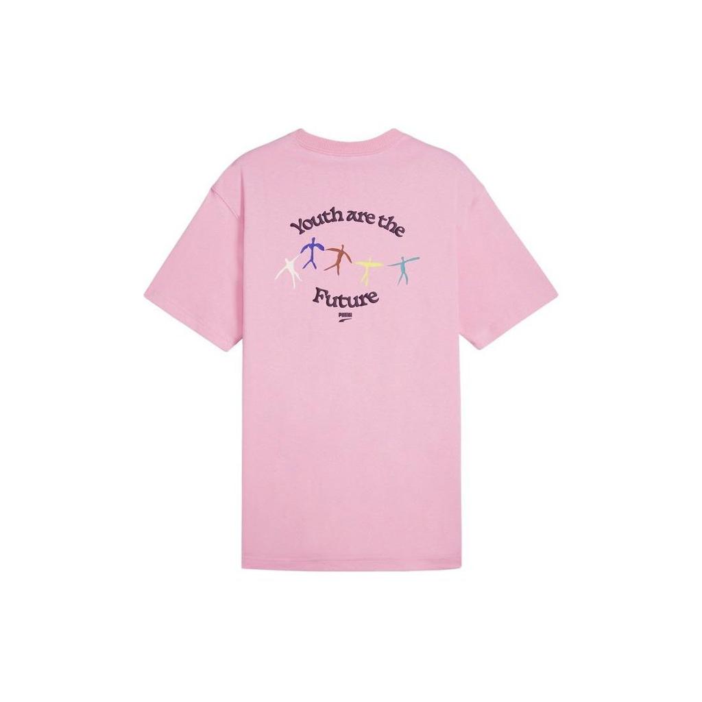 PUMA Future Graphic DOWNTOWN GRAPHIC TEE T Shirt Men's Pink 626097-30