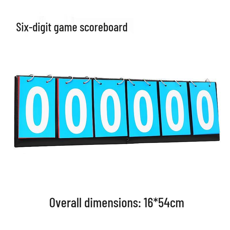 Xulin Sports Blue 6-Digit Flip Scoreboard