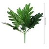Kunststoff Künstliche Gefälschte Laub Grün Gras Pflanze Blatt Home-Office Party Garten Decor