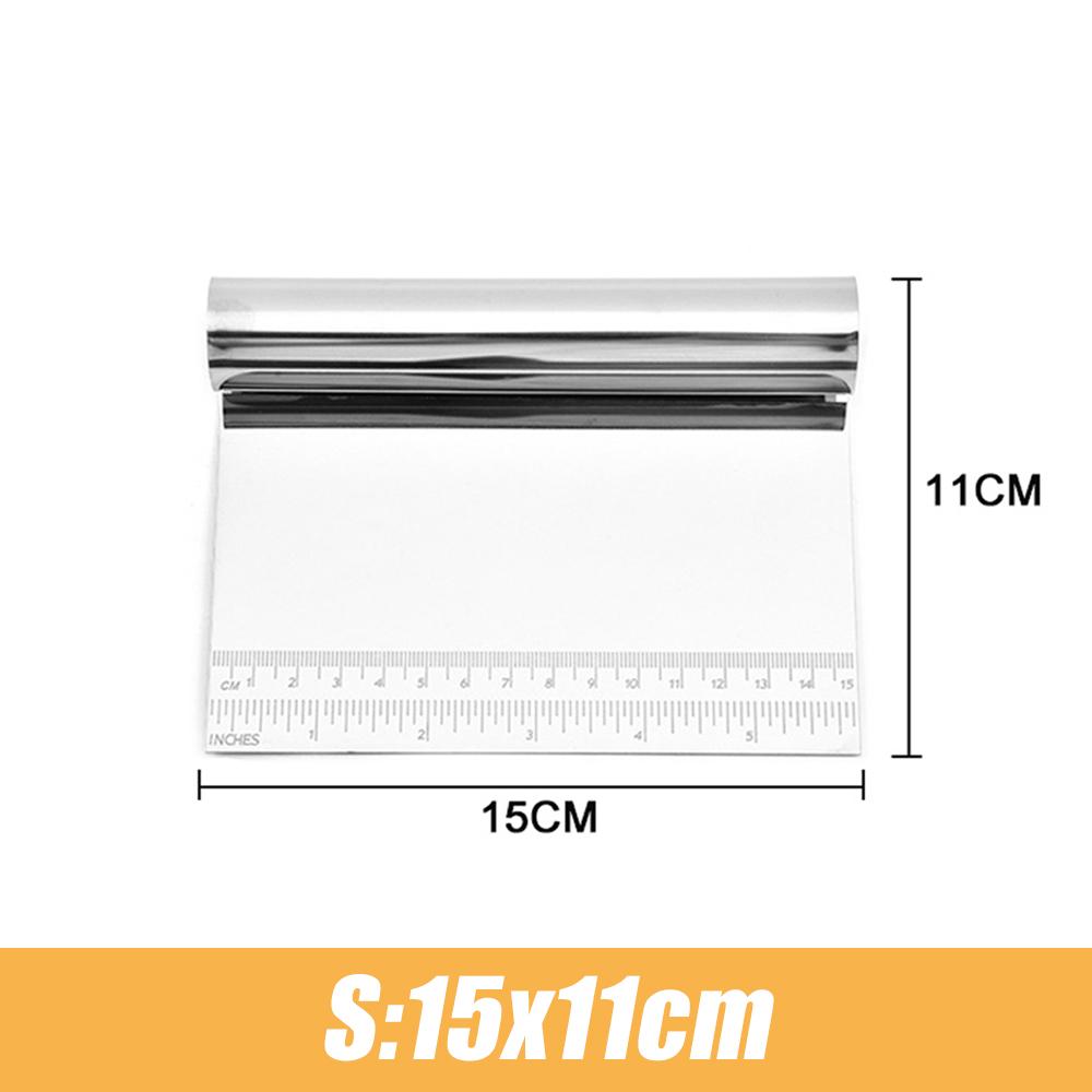 Edelstahl-Kuchenschaber-Ausstechformen Backen Kuchen Kochen Teigschaber Fondant Spatel Rand Diy Backen Dekorationswerkzeuge