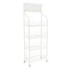 4 Tier Retail Display Rack Stand Snack Candy Display Organizer Basket Stand Cart