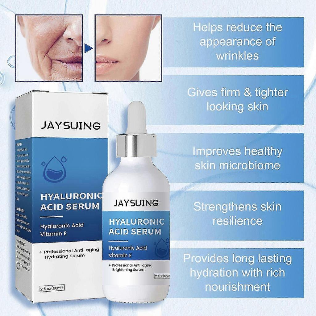 Hyaluronsyre Serum, Fuktighetsgivende Bleking Oppstrammende Anti-aldring Serum
