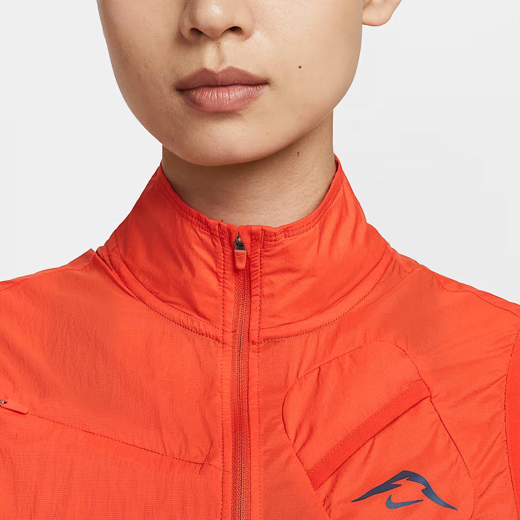 Nike Vests Women's Orange Stand Collar Moderate Other HV2874-633