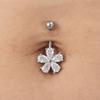 Simple Navel Ring Crystal Body Piercing Jewelry Holiday Belly Button Rings  For Women