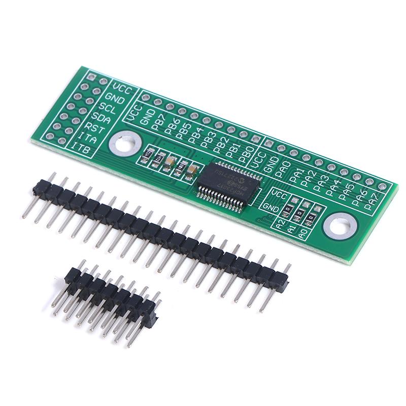 Mcp23017-E/Ss I2C Iic Expander Board Module 16Bit I/O Extension Module Pin Board Iic Input/Output Expansion Board For Arduino