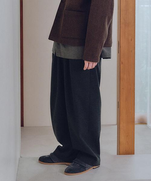 Mallen Unisex Nest Wide Pants Charcoal
