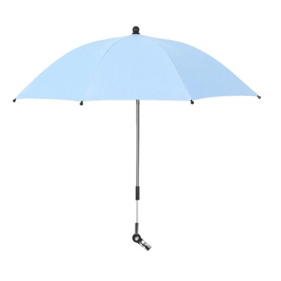 

Зонт для детской коляски с зажимом UPF 50+ Защита от солнца и УФ-излучения Регулируемый водонепроницаемый ветрозащитный универсальный наружный зонтик для коляски с защитой от УФ-излучения синий