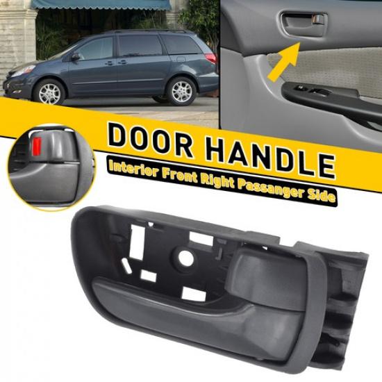 Interior Door Handle For 2004-2010 Toyota Sienna Front Right Passenger Side Gray