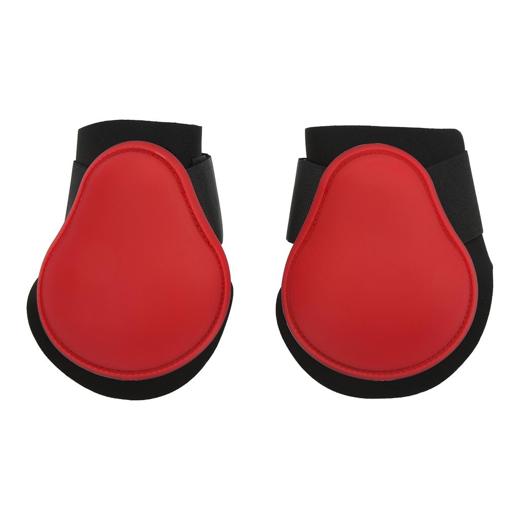 1 Pair Horse Hind Leg Boots Horse Tendon Boots for Jumping Running High Speed SportsRed Hind Legs M