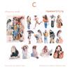 30pcs/pack PET Ins Stickers Girls Life Combo Kit DIY Scrapbooking Materials Collage Stationery Decor Diary Supplies